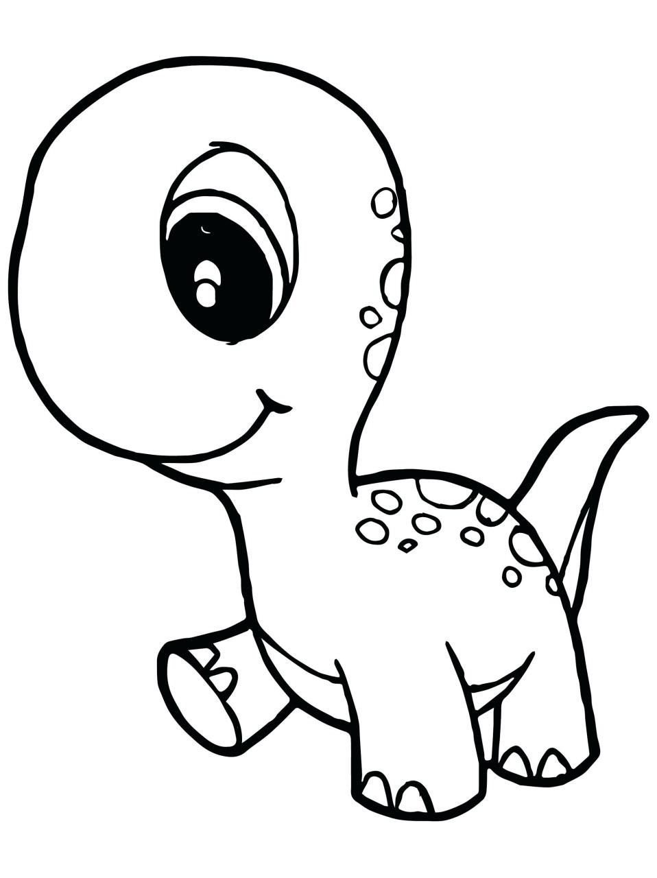 10 Fun Cartoon Dino Coloring Pages for Kids