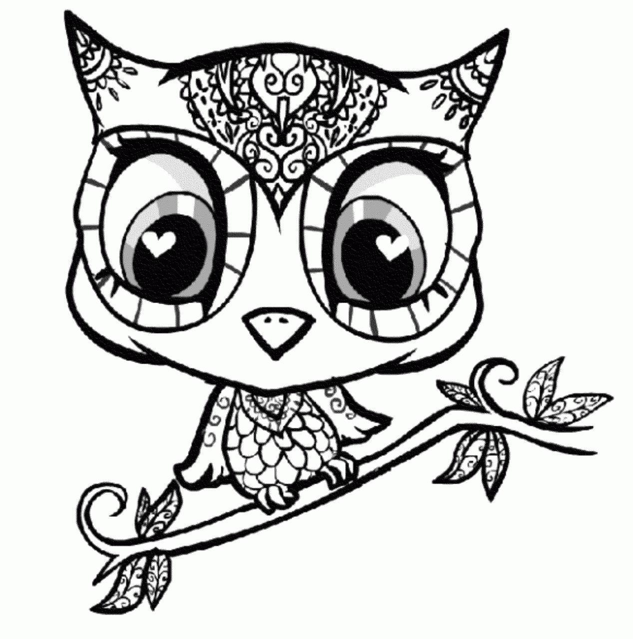 10 Cute Cartoon Owl Coloring Pages to Print: Unleash Your Inner Artist