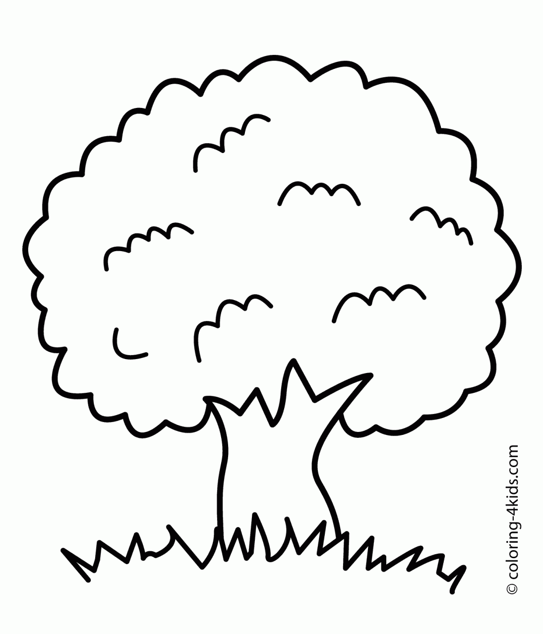 10 Cartoon Tree Coloring Pages for Nature Lovers: Unleash Your Inner Artist