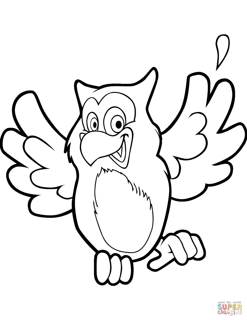 10 Cute Cartoon Owl Coloring Pages to Print: Unleash Your Inner Artist