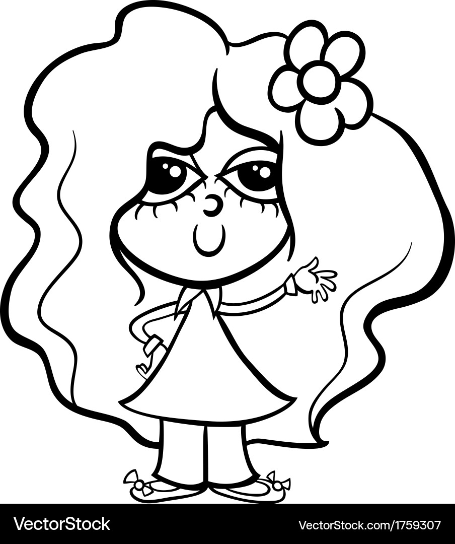 10 Cartoon Women Coloring Pages for Creative Fun