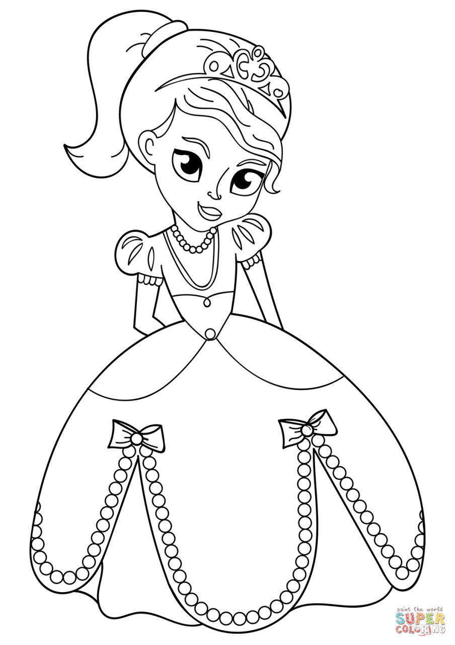 10 Enchanting Cartoon Princess Coloring Pages to Unleash Your Inner Artist