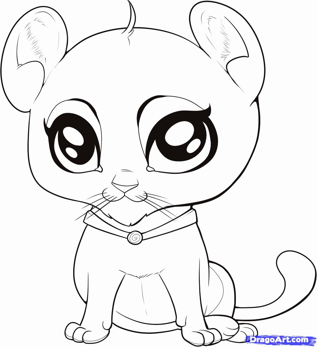 10 Adorable Cartoon Animal Coloring Pages for Kids