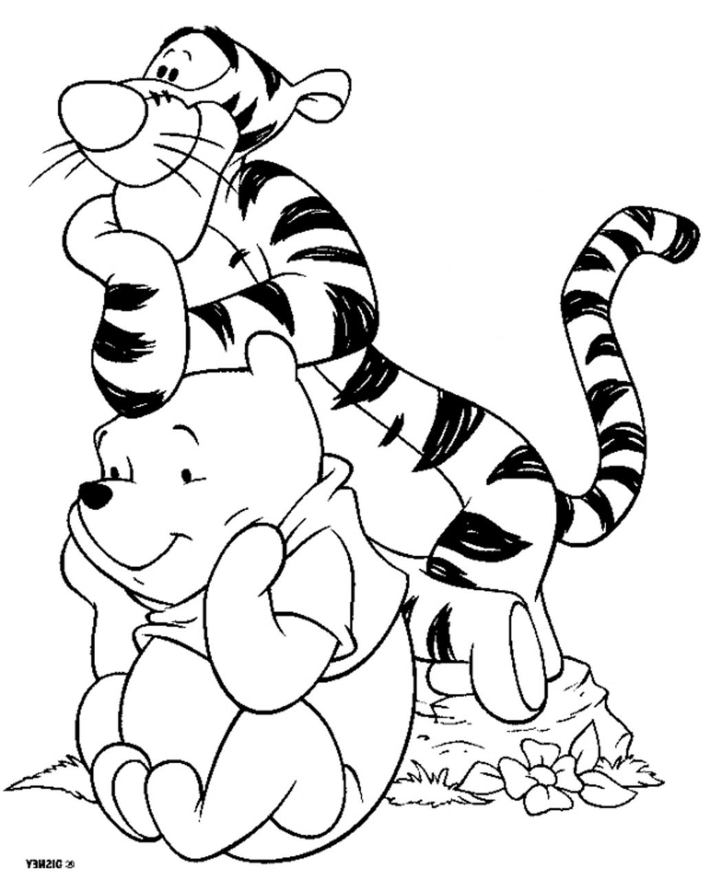 10 Easy Disney Cartoon Coloring Pages to Print