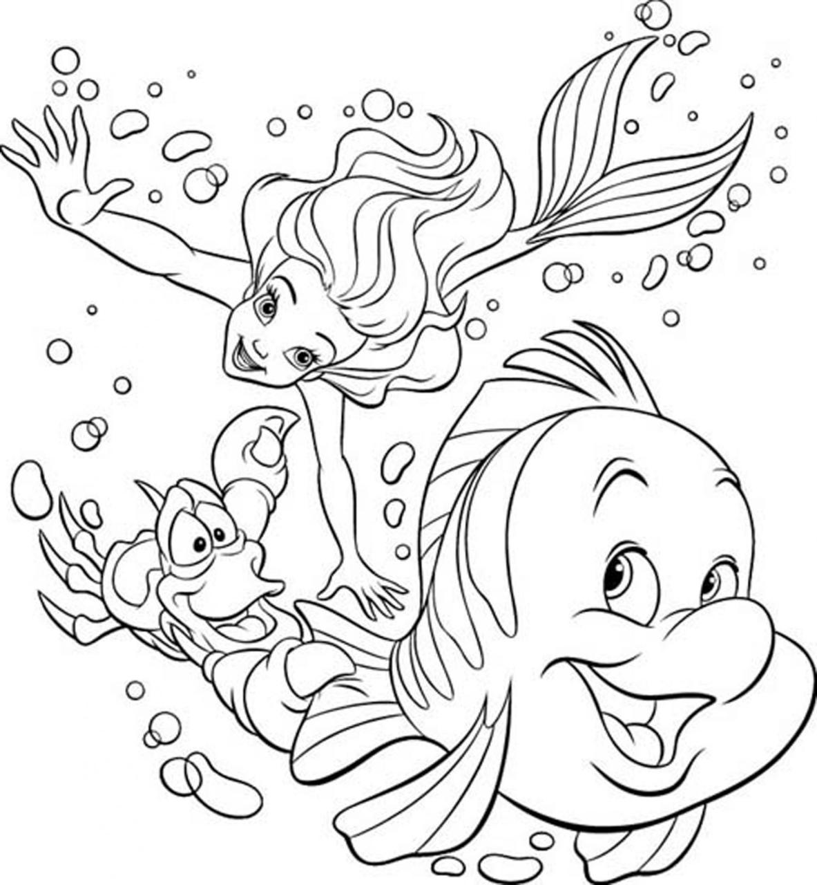 10 Easy Disney Cartoon Coloring Pages to Print