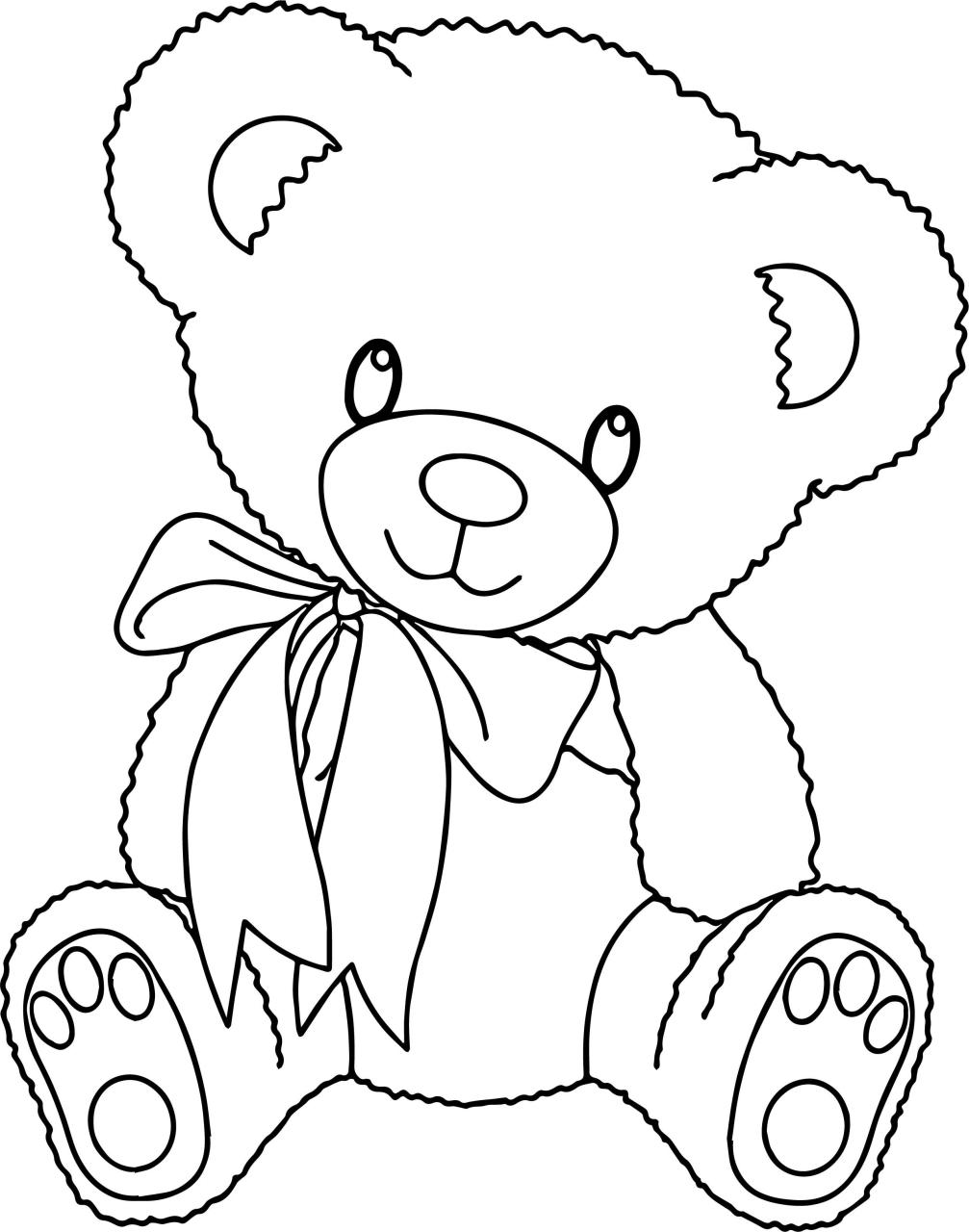 10 Adorable Cartoon Bear Coloring Pages for Kids