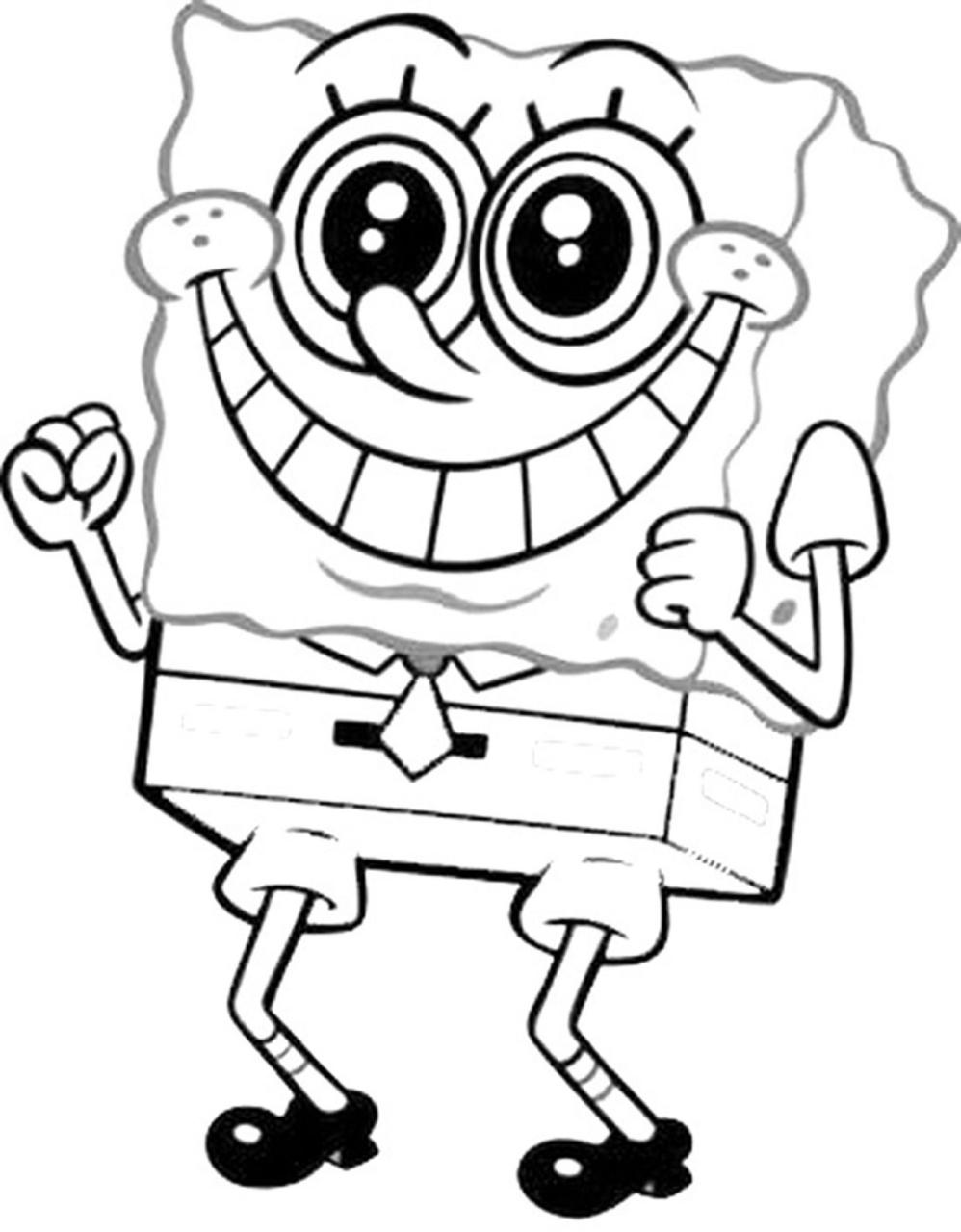 10 Classic SpongeBob Coloring Pages for Kids: Dive into Underwater Adventures