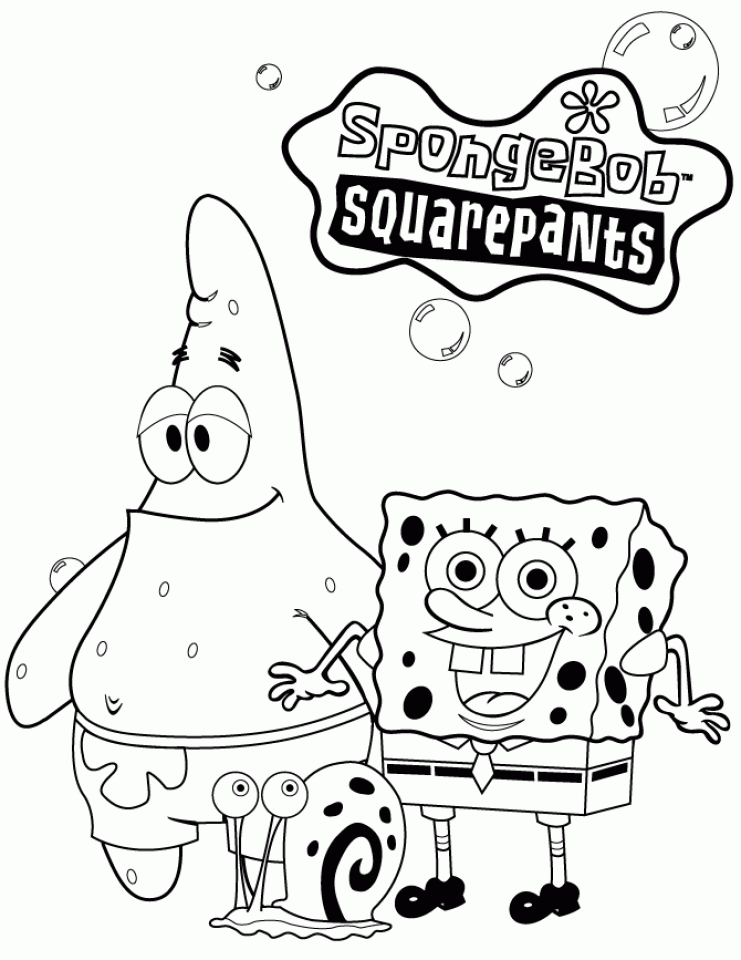 10 Classic SpongeBob Coloring Pages for Kids: Dive into Underwater Adventures