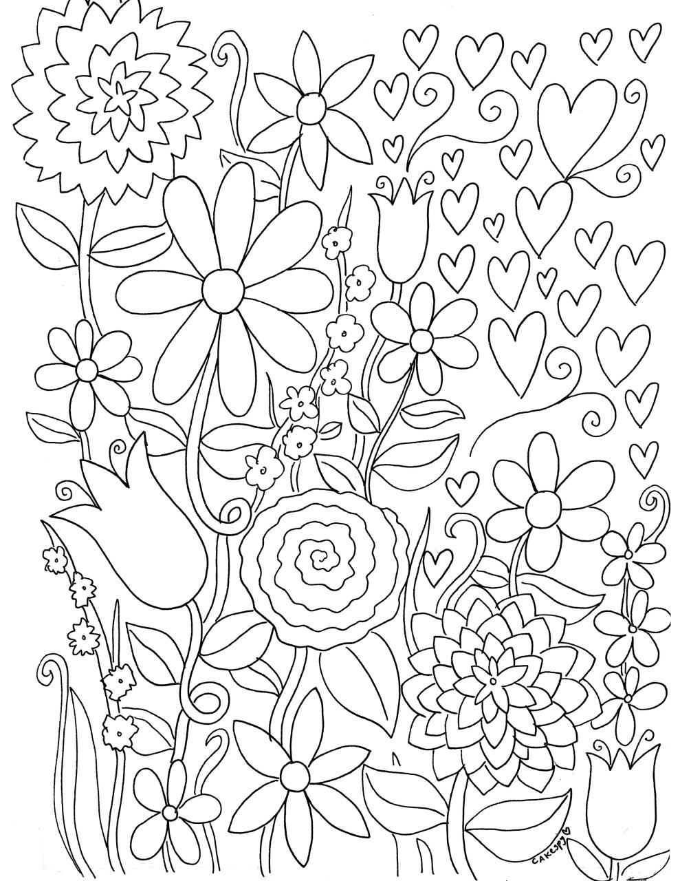 10 Simple Cartoon Coloring Pages for Grown Ups: Unwind and De-Stress