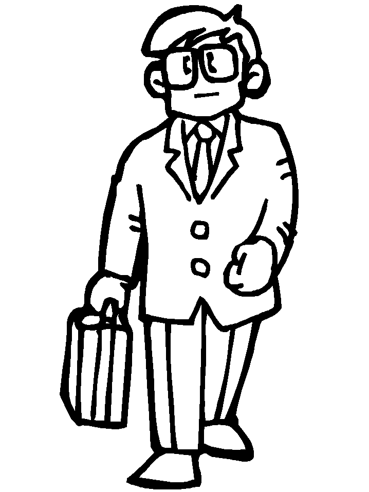 10 Unique Cartoon People Coloring Pages to Download