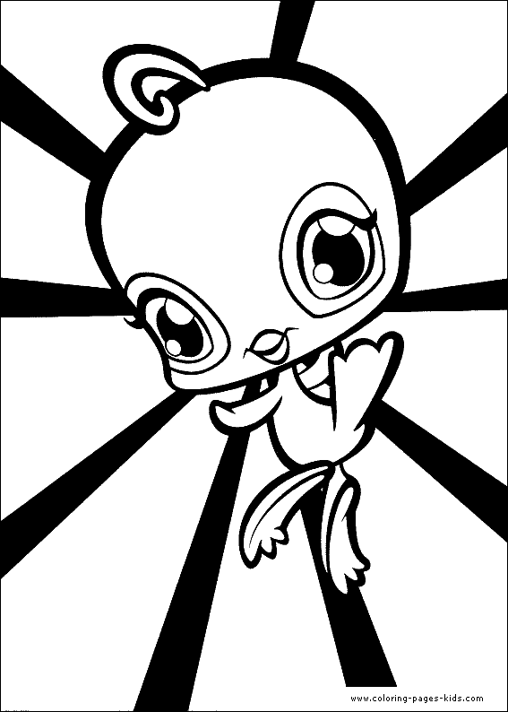 10 Littlest Pet Shop Cartoon Character Coloring Pages for Endless Creative Fun