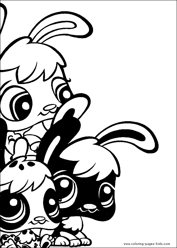 10 Littlest Pet Shop Cartoon Character Coloring Pages for Endless Creative Fun