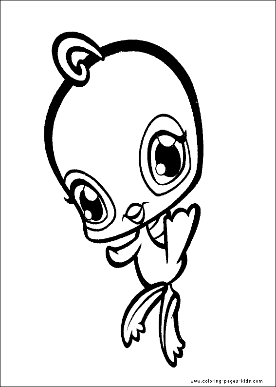 10 Littlest Pet Shop Cartoon Character Coloring Pages for Endless Creative Fun