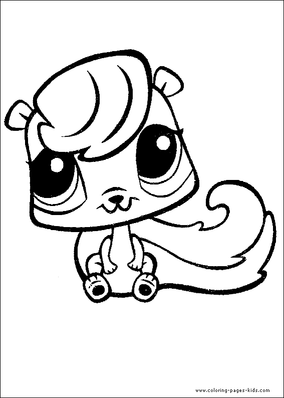 10 Littlest Pet Shop Cartoon Character Coloring Pages for Endless Creative Fun