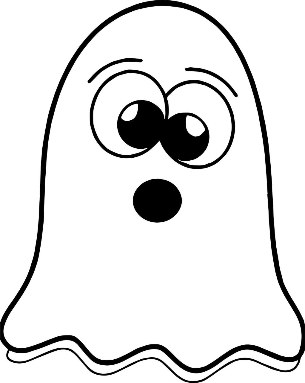 10 Spooktacular Ghost Cartoon Coloring Pages for Kids and Adults