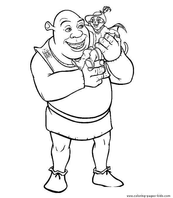 10 Hilarious Shrek Cartoon Coloring Pages to Print for Hours of Fun