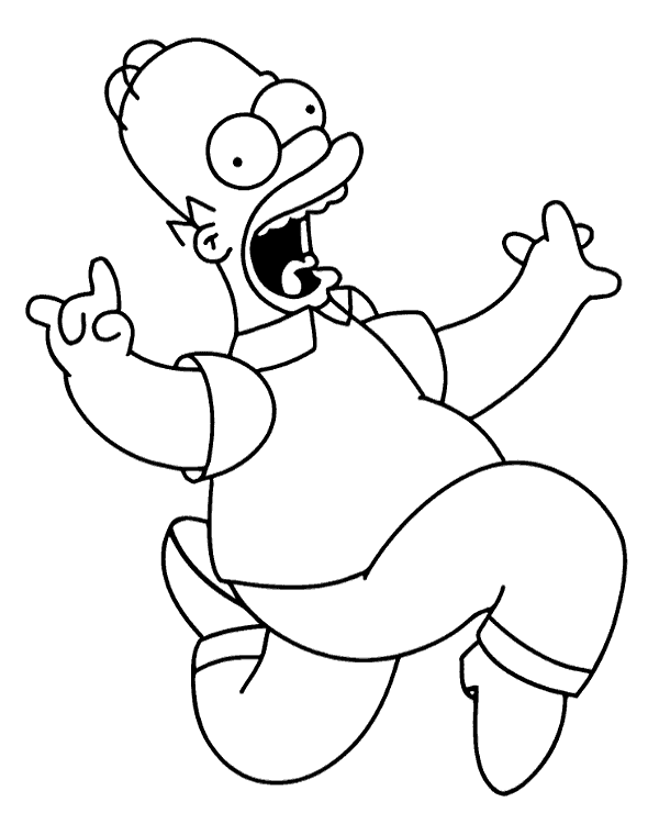 10 Hilarious Simpsons Coloring Pages for Devoted Fans