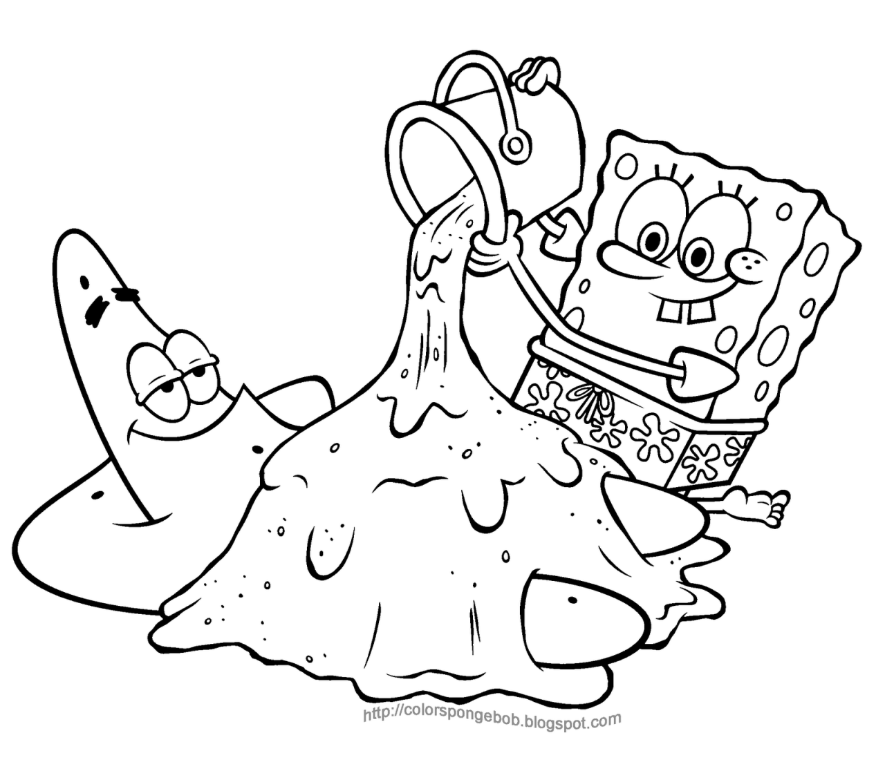 10 Classic SpongeBob Coloring Pages for Kids: Dive into Underwater Adventures