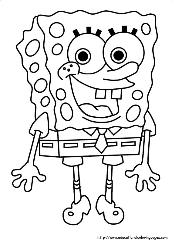 10 Classic SpongeBob Coloring Pages for Kids: Dive into Underwater Adventures