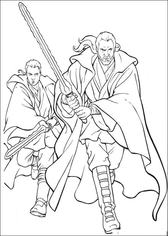 10 Star Wars Cartoon Coloring Pages for Jedi Fans