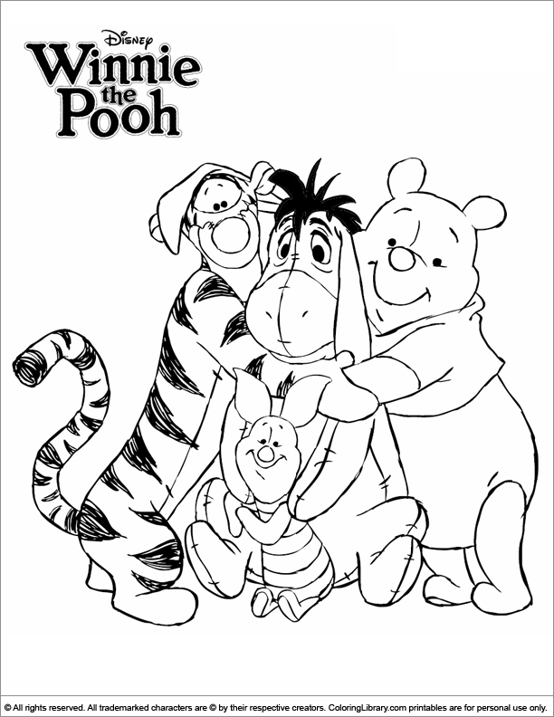 10 Winnie the Pooh Cartoon Coloring Pages for Fun and Adventure