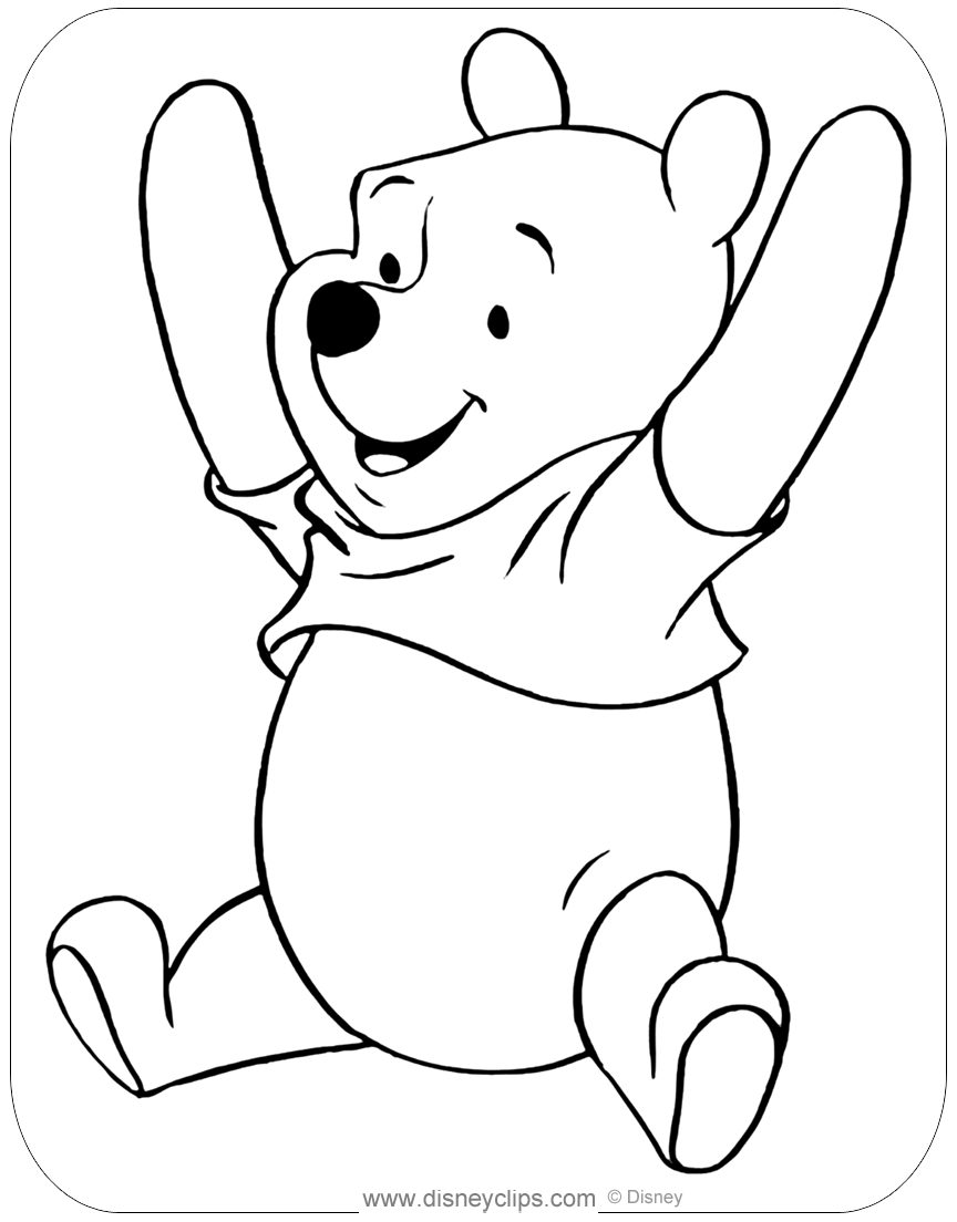 10 Winnie the Pooh Cartoon Coloring Pages for Fun and Adventure