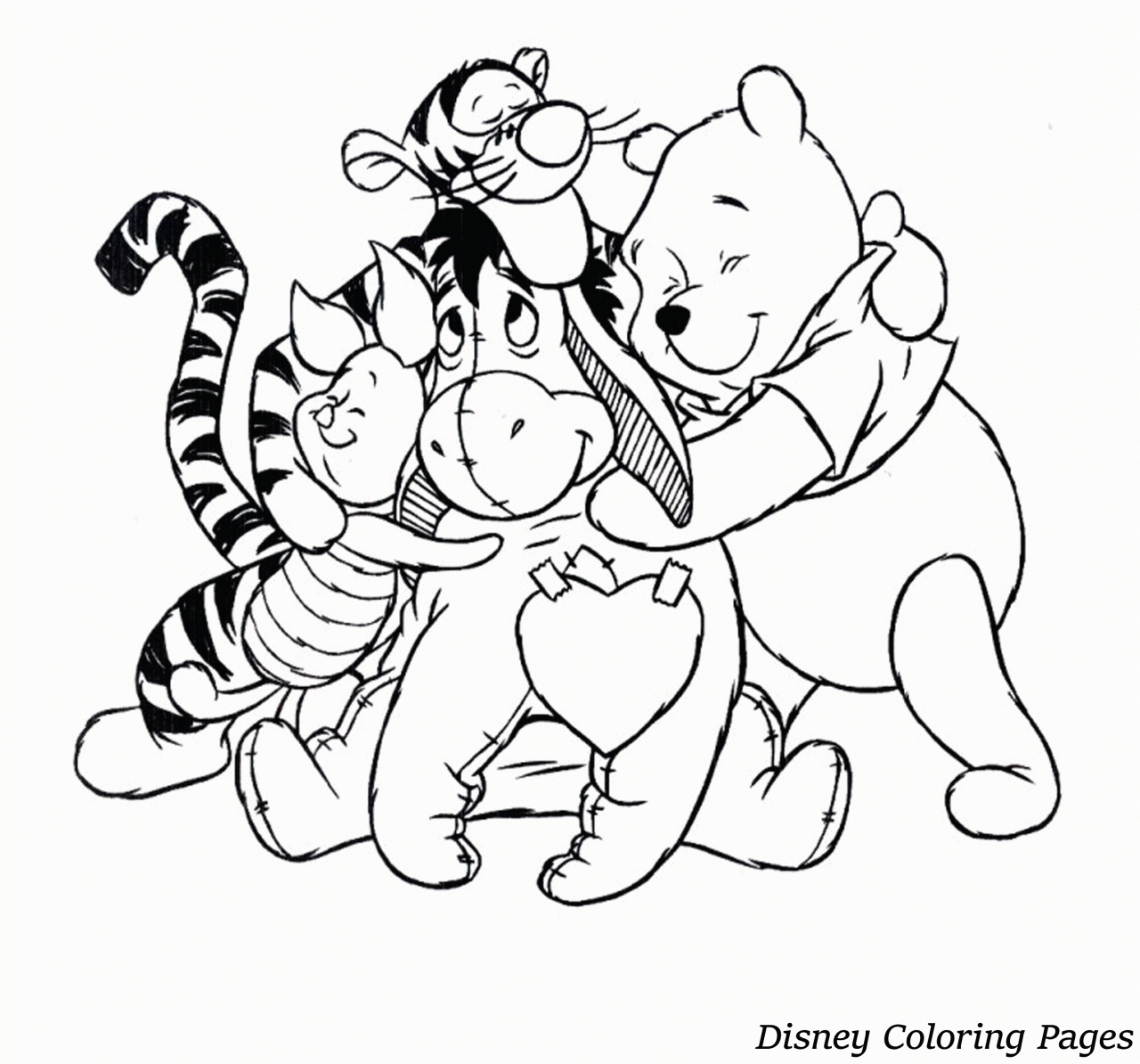 10 Easy Disney Cartoon Coloring Pages to Print