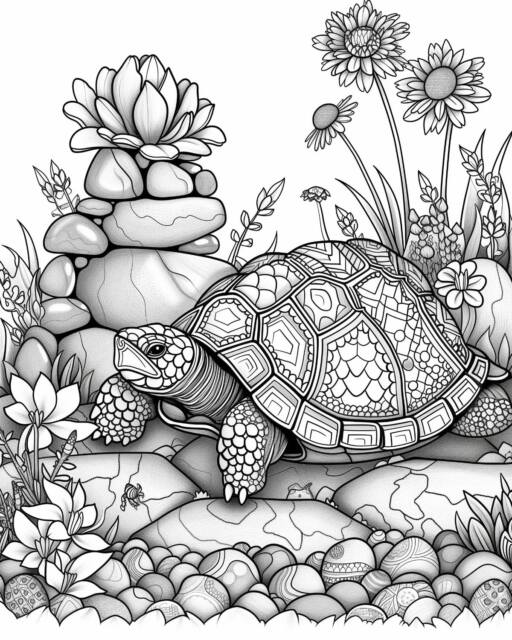 11+ Sea Turtle Coloring Pages for Toddlers Printable 10